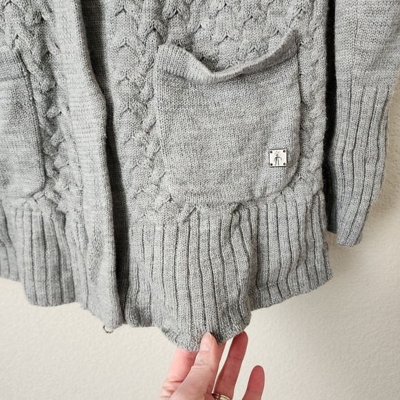 SMARTWOOL Hesperus Full Zip Cardigan Sweater 100% Merino‎ Wool in grey Small - Picture 9 of 10